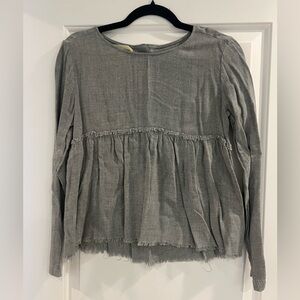Cloth & Stone gray blouse - size XS